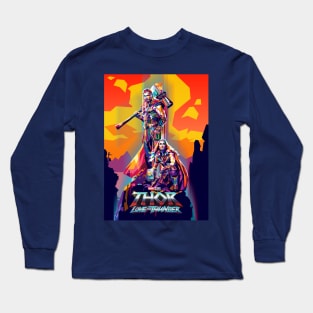 Movie Poster Illustration Long Sleeve T-Shirt